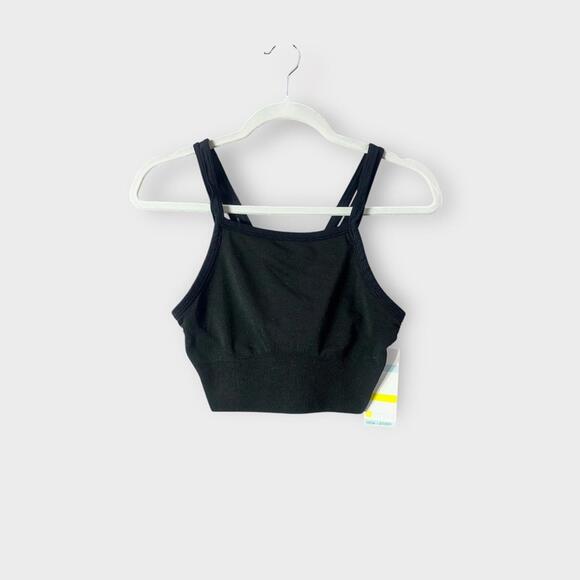 NWT Zella Live In Rib Longline Bra in‎ Black Size Large - Picture 6 of 12